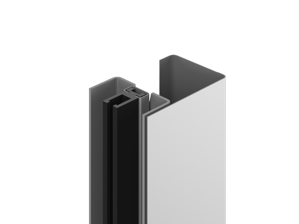 Стойка с направляющей (направляющая из экструдированного полиэтилена).